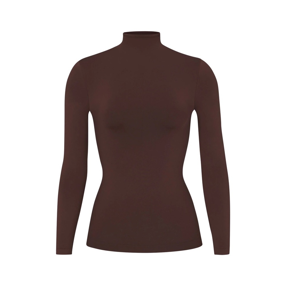 Skims Soft Smoothing Turtleneck Top